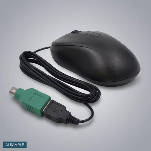 Mouse 3-Butt. Wheelmouse Usb/Ps2 - m.e.d. GmbH Schulz (AI-generated sample image)