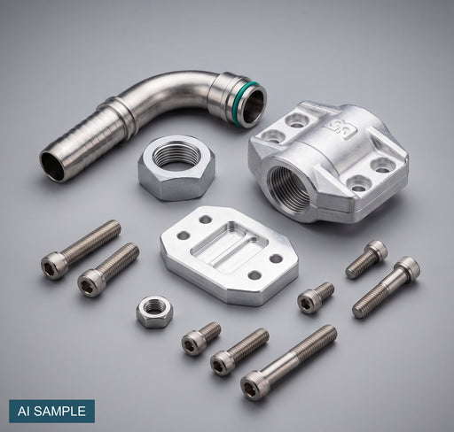 Hydraulic Hose Assembly - m.e.d. GmbH Schulz (AI-generated sample image)
