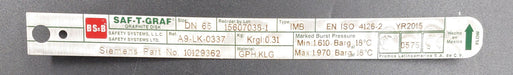 26psi Graphite Burst Disc - m.e.d. GmbH Schulz
