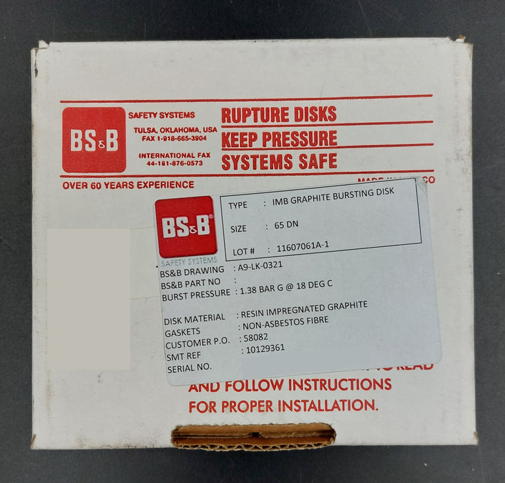 IMB GRAPHITE BURSTING DISK - m.e.d. GmbH Schulz