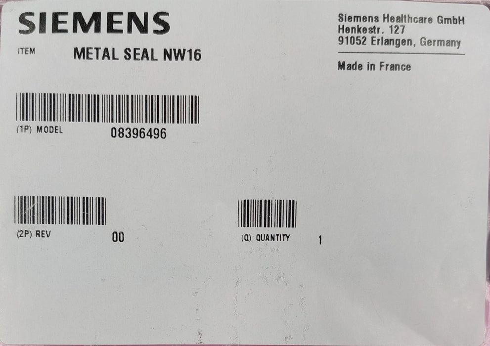 METAL SEAL NW16 - m.e.d. GmbH Schulz