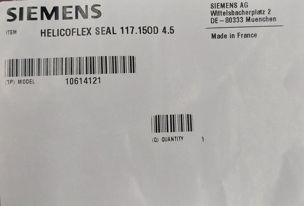 117.5mm Helicoflex Seal - m.e.d. GmbH Schulz