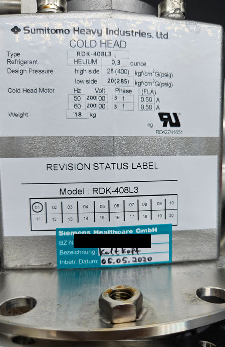 RDK-408/L3 Coldhead - m.e.d. GmbH Schulz