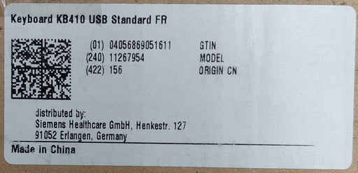 Keyboard KB410 USB Standard FR - m.e.d. GmbH Schulz