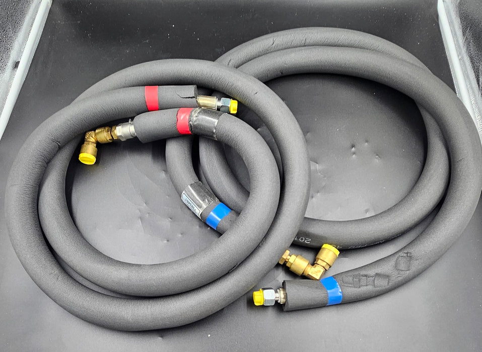 Pair of water hoses incl. ball valv - m.e.d. GmbH Schulz