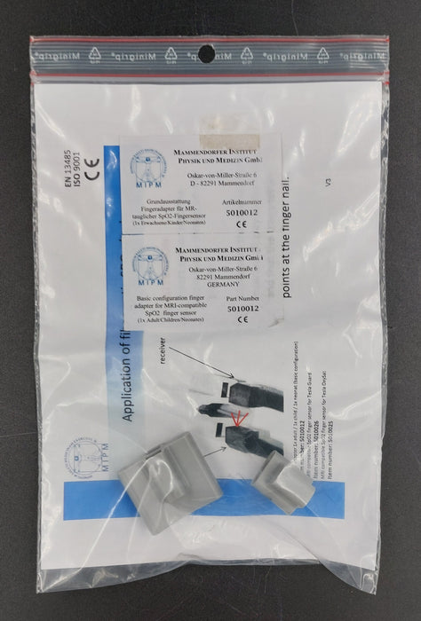 Basic configuration finger adapter for MRI- compatible SpO2 finger sensor - m.e.d. GmbH Schulz