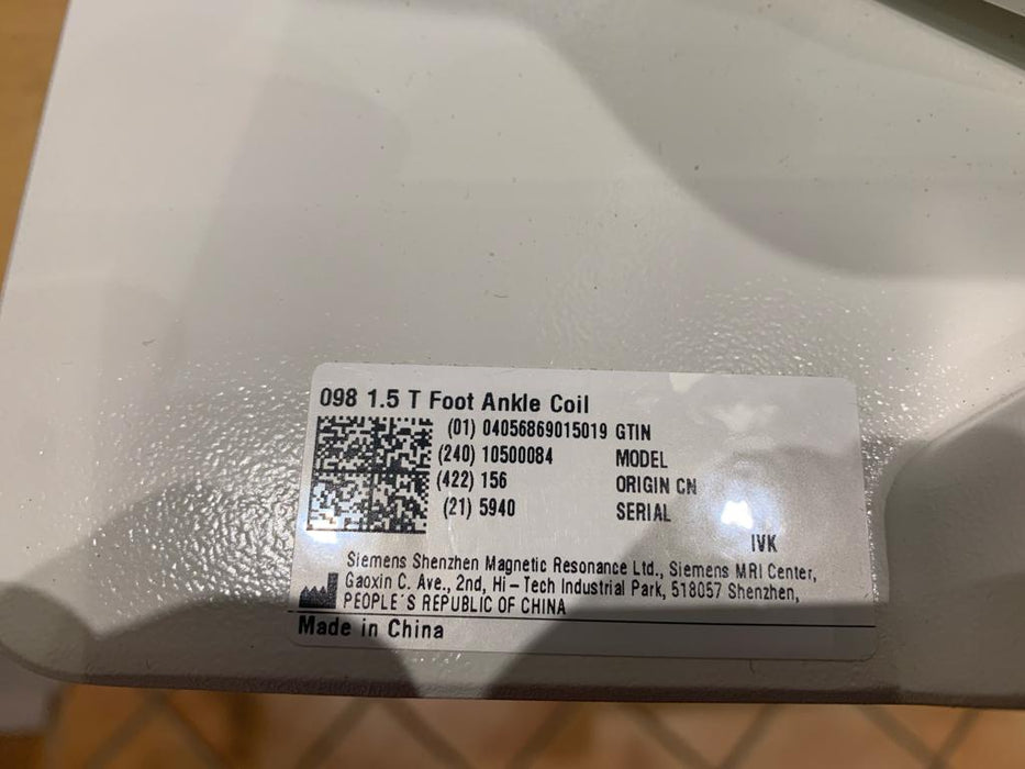 Foot Ankle Coil 1.5t - m.e.d. GmbH Schulz