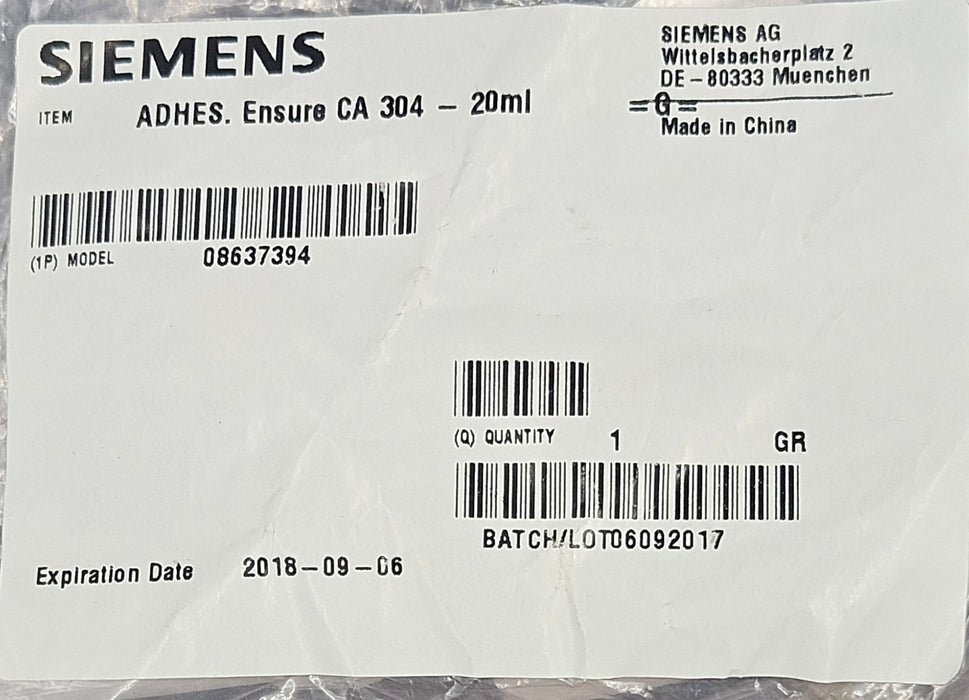 ADHES. Ensure CA 304 - 20ml - m.e.d. GmbH Schulz