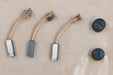 Carbon brush set for contacting power transmission - m.e.d. GmbH Schulz