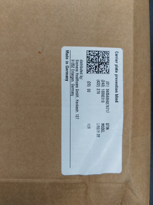 Carrier plate prevention blind - m.e.d. GmbH Schulz