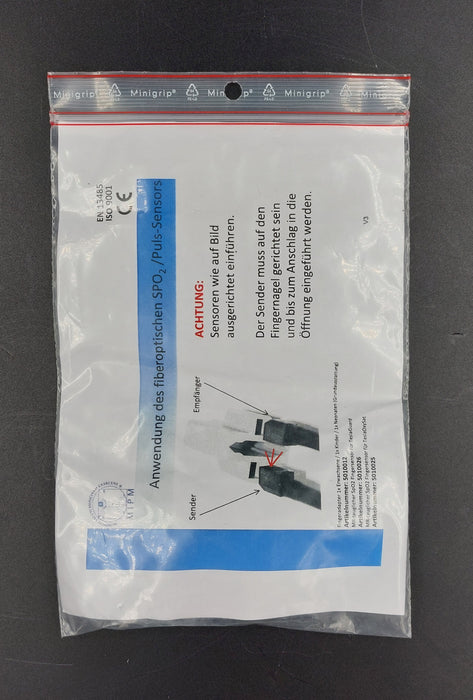 Basic configuration finger adapter for MRI- compatible SpO2 finger sensor - m.e.d. GmbH Schulz